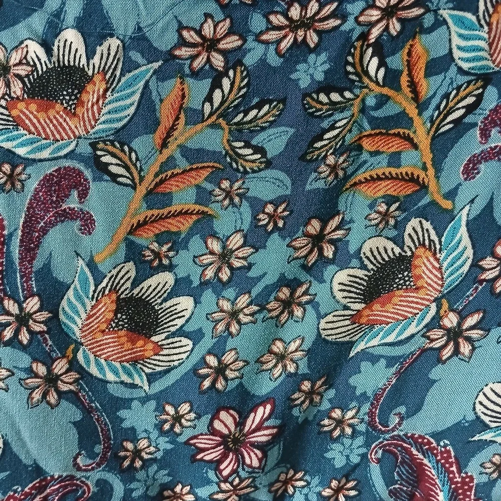 Maurices Women's Size Medium Babydoll Tiered Floral Mini Dress Boho CottageCore